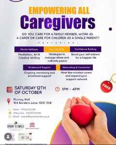 caregivers grant a smile, FREE CARERS’ MENTAL HEALTH RESILIENCE PROGRAM